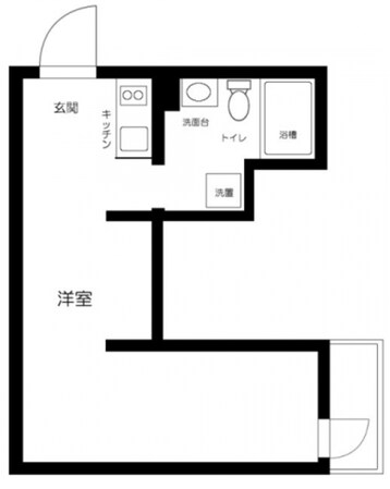 門前仲町駅 徒歩5分 1階の物件間取画像